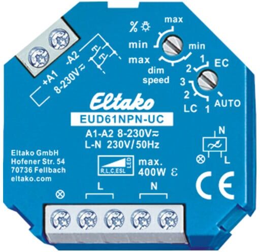 Eltako Stromstoß-Dimmschalter EUD61NPN-UC (61100801)