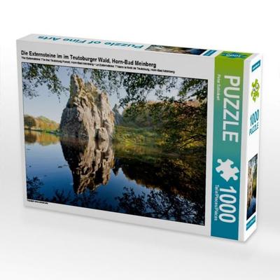 CALVENDO Puzzle Die Externsteine im im Teutoburger Wald, Horn-Bad Meinberg 1000 Teile Puzzle quer | 1000 Teile Lege-Größe 64 × 48 cm Foto-Puzzle für