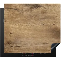 HERDABDECKPLATTE Holz - Braun - Holzoptik Abdeckung Glaskeramikkochfeld 58.3x51.3 cm
