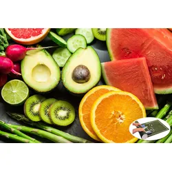 Puzzle inkl. Matte - Healthy Fruits and Vegetables (1000 Teile)