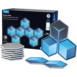 GOVEE LED Hexagon Wandlampen 7er Set Ultra Dekoleuchte RGBIC, Farbe