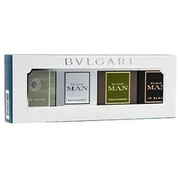 Bvlgari Man Aqua Edt 5ml Aqua Marine Edt 5ml Wood Essence Edp Glacial Essence 5mlmini Set