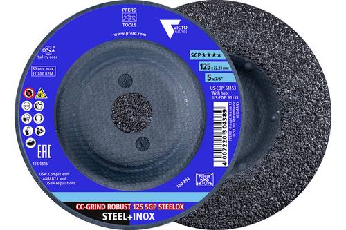PFERD TOOLS 64198126 Schleifscheiben-Set Durchmesser 125mm 2St.