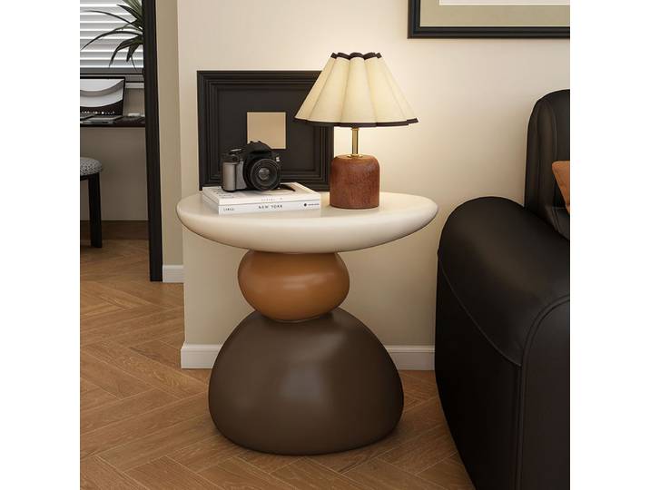 Table d'appoint créative en pierre, meubles de maison, statue, décoration d'intérieur, salon, artisanat, table à thé, chambre à coucher, tables de chevet, petit rangement, T1