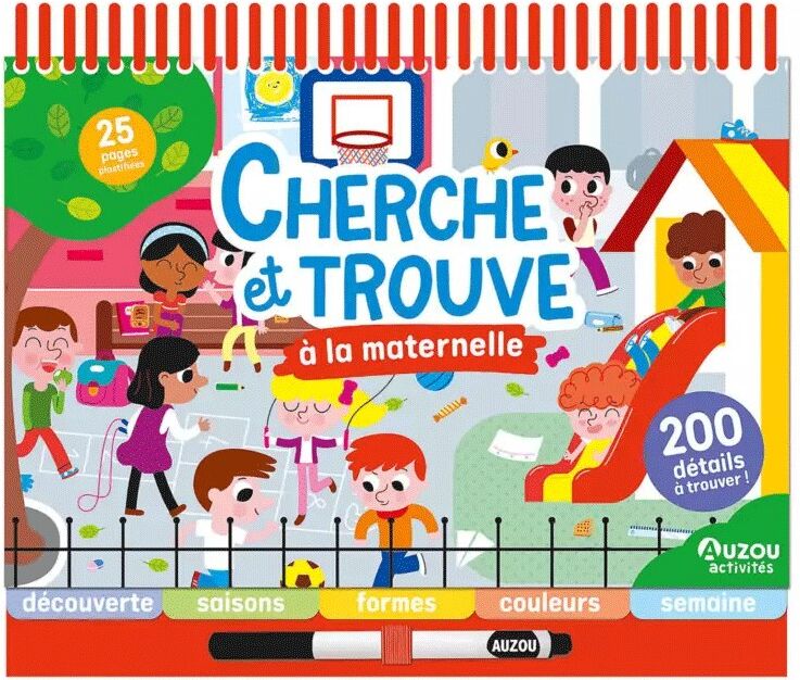 Blocs notes Cherche et trouve : À la maternelle - Auzou