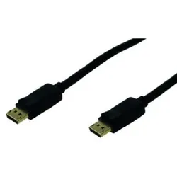 Bachmann 918.0953 Displayport Kabel schwarz mit 5,0m Kabel Stecker/Stecker 9180953