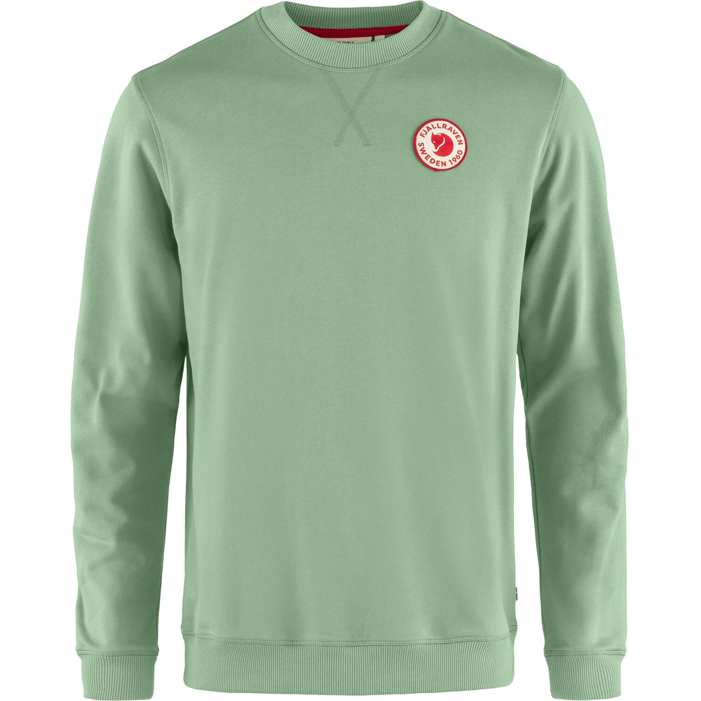 Fjällräven 1960 Logo Badge Herren Pullover gruen Größe XS Lifestyle Hautfreundlich