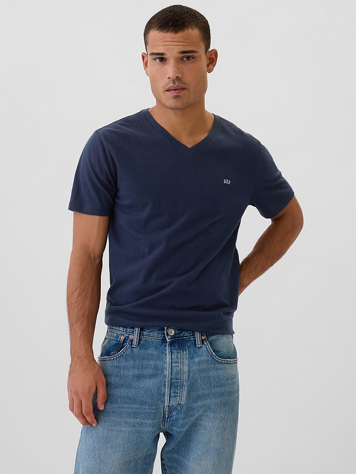 GAP Shirt in Dunkelblau - M