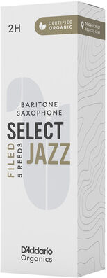 DAddario Woodwinds Organic Sel. Jazz Filed BAR 2H