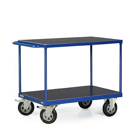 Bako Logistiksysteme Tischwagen F600 mit 2 Ladeflächen und Schiebegriff 600kg Tragkraft 1000x700mm
