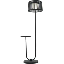 Leco Stehlampe mit Ablagetisch anthrazit