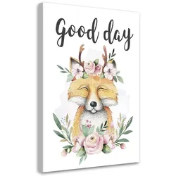 WANDBILD fuchsblumen für kinder