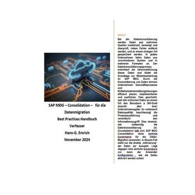 SAP Master Data Governance – Consolidation für die Datenmigration - Best Practices Handbuch mit Anwendungsbeispielen, Taschenbuch von Hans-Georg