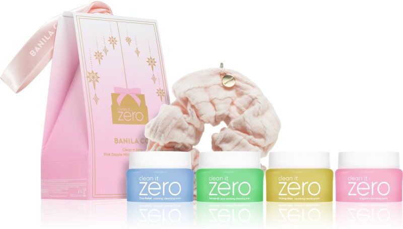 Banila Co. clean it zero Pink Dazzle Mini Cleansing Balm Set gift set for clear and healthy skin