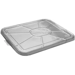 VEPATIM 500x Deckel für Alu-Menüschalen Aluschalen mit 227 x 177 mm Größe