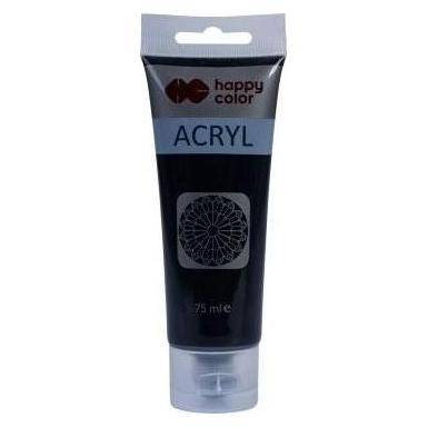 Happy Color Acrylfarbe 75 ml schwarz COLOR (75 ml) (STEA1916)