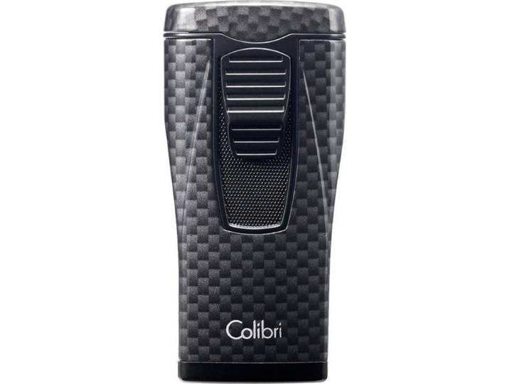 Aansteker Colibri Monaco carbon zwart