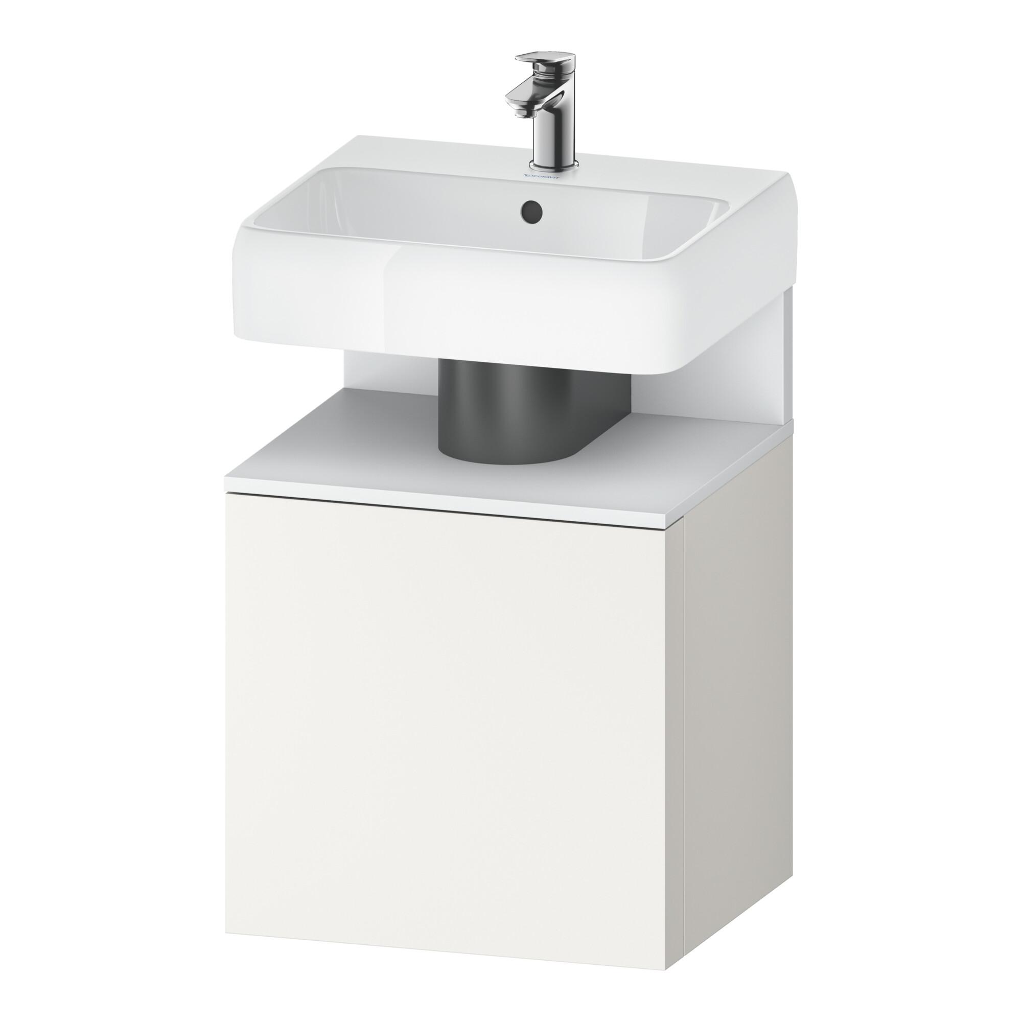 Duravit Waschtischunterschrank Qatego 49x42x64,5cm, 1 T, T re, we matt/we matt (QA4077R18840000)