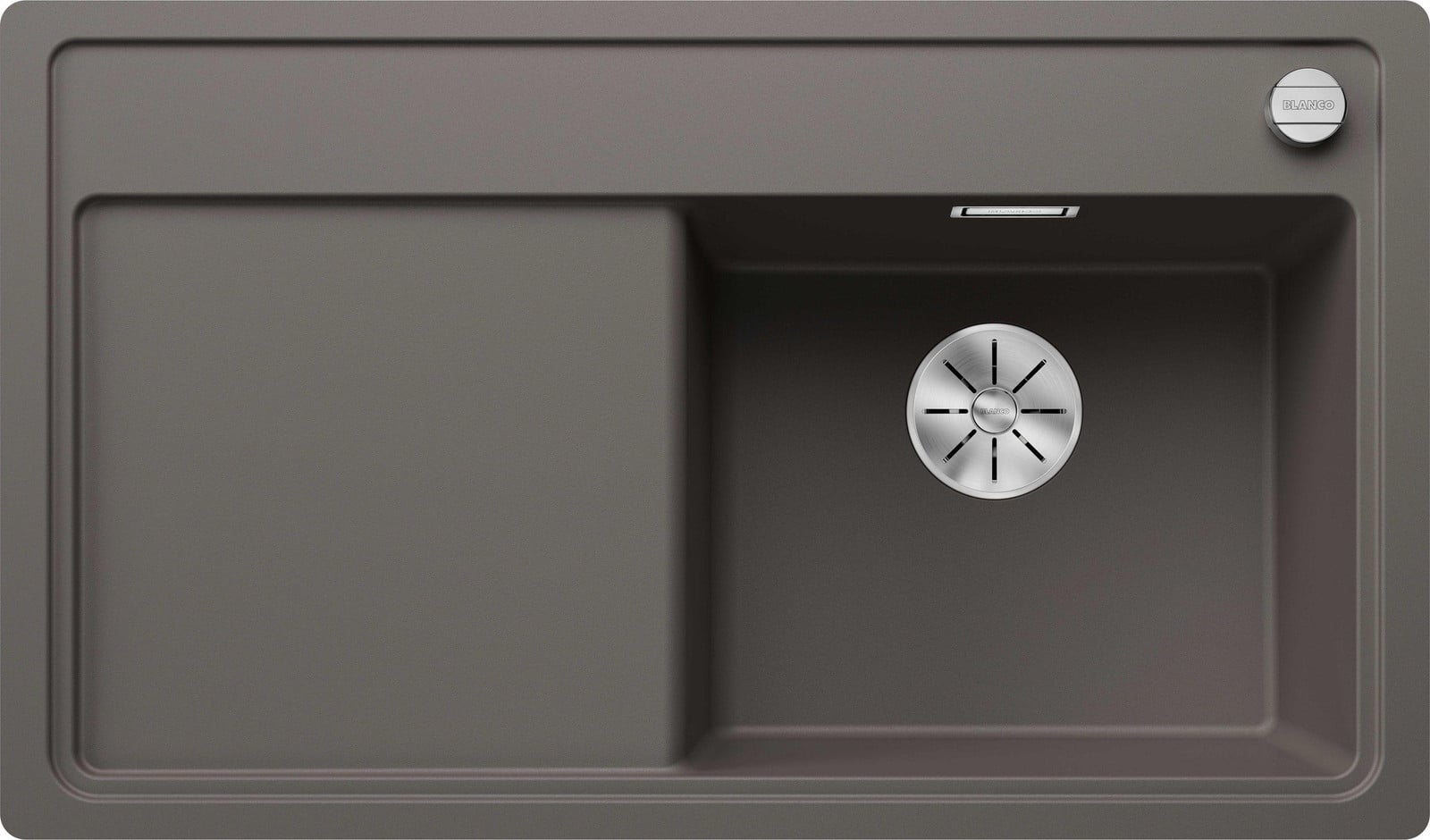 Blanco Zenar 45 S-F spoelbak in Silgranit vulkangrau