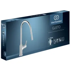 Ideal Standard Gusto Küchenarmatur BD408AA chrom, mit hohem Rohrauslauf