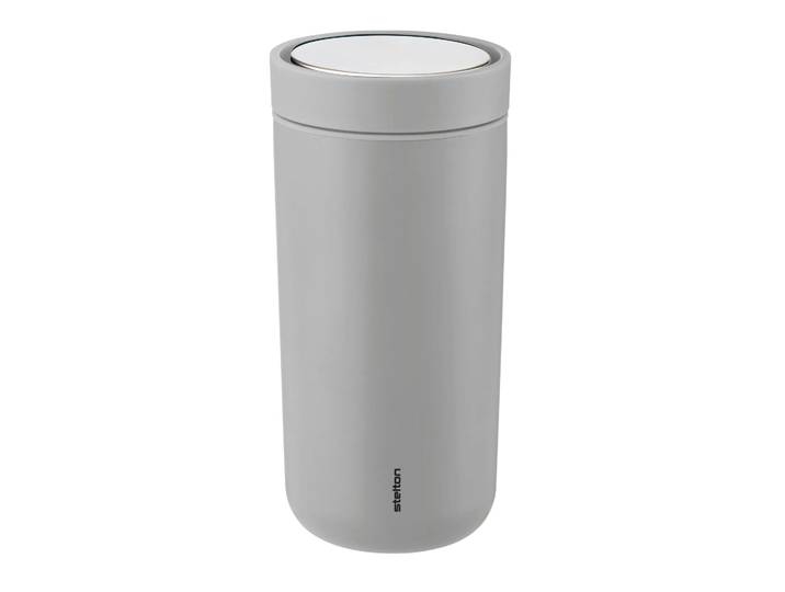 Stelton Tasse To Go Click 0,4 l Mat light grey