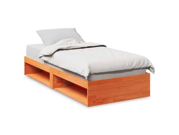 PUGYNBK Schlafsofa, 90 x 200 cm, massives Kiefernholz Aufbewahrung unten, Lattenrost im Lieferumfang enthalten, kein Lattenrost erforderlich, vielseitig einsetzbar für