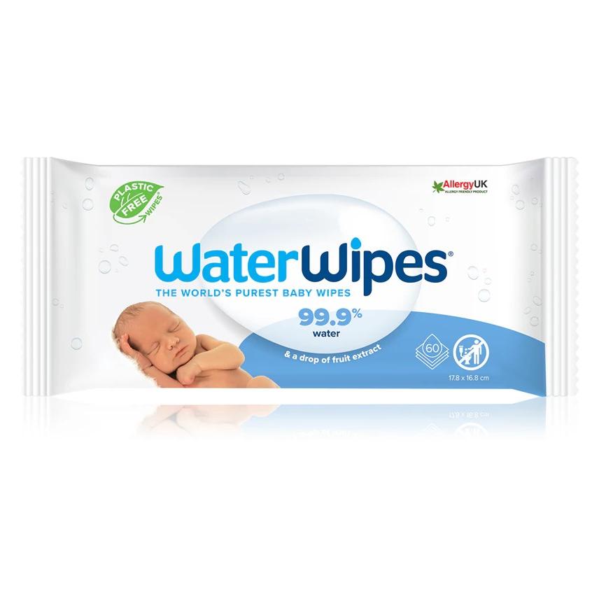 WaterWipes Bio 60 Wipes Gentle And Safe For Baby's Skin (62022891)