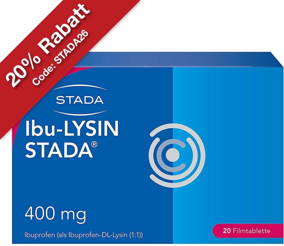 Ibuprofen STADA Ibu-lysin Stada 400 Mg Filmtabletten 20stk