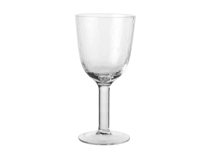 Broste Copenhagen Verre à vin blanc Hammered 30 cl Clair