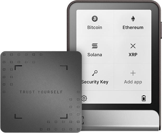 Ledger Flex, Bitcoin, Ethereum, NFT, Grau, Graphite, Aluminium, Kunststoff, E Ink, 7,21 cm (2.84")
