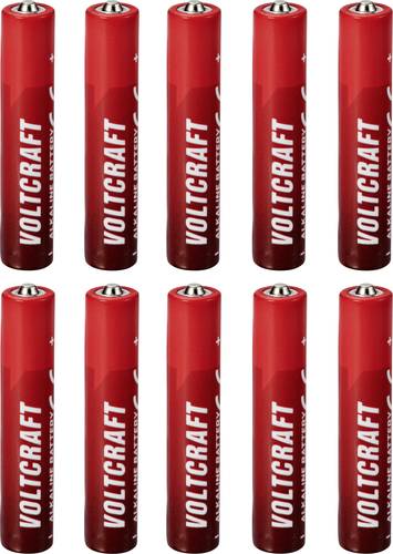 VOLTCRAFT VC-16108025 Mini (AAAA)-Batterie Mini (AAAA) Alkali-Mangan 1.5V 500 mAh 10St.