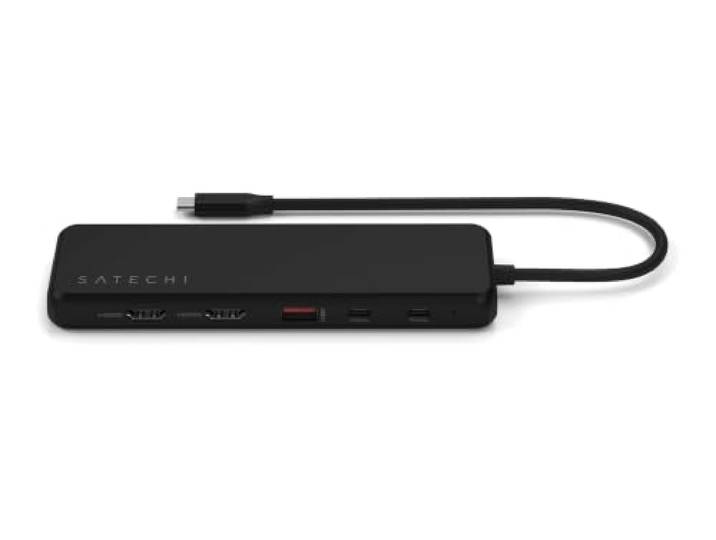 SATECHI 13-in-1 USB-C-multiportadapter, 3 schermen, 2 × 4K HDMI