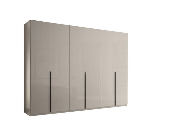 möbel-direkt.de Kleiderschrank Luxus in Kashmir (komplett, 1-St., Drehtürenkleiderschrank) Hochglanz, Hoteleinteilung, Schubkastencontainer