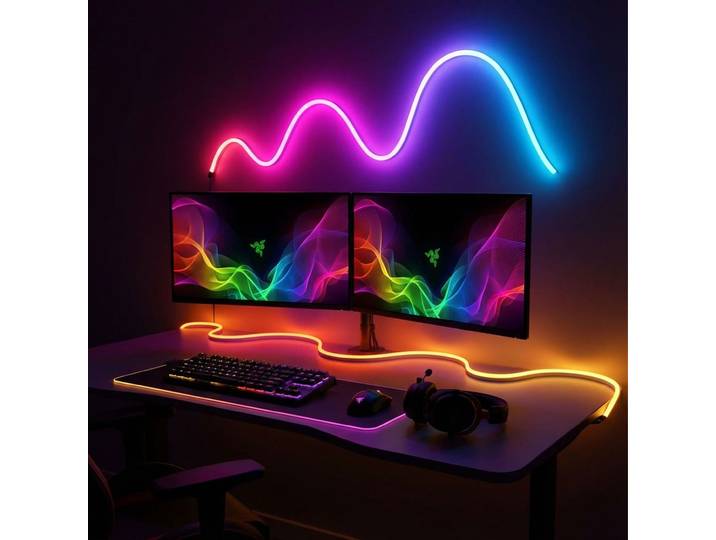 2er-Set LED Streifen mit Traumfarbe, RGB, Wi-Fi, dimmbar, je 5m