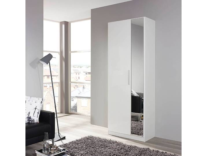 Armoire à portes pivotantes Minosa I 69cm Blanc