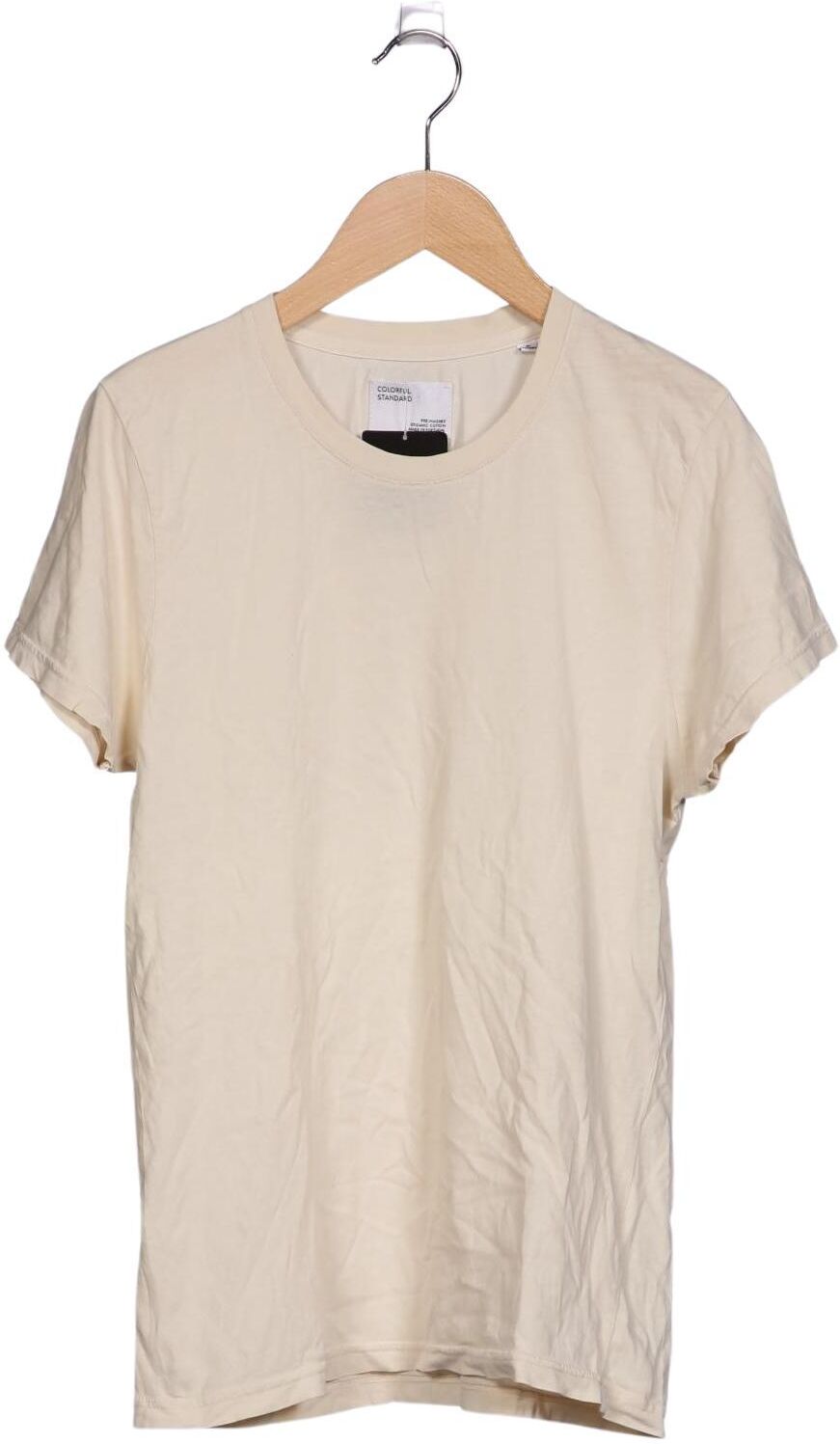 Colorful Standard Damen T-Shirt, Beige, Gr. S, Baumwolle - Second Hand