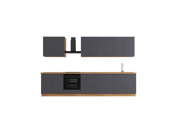 ROYAL24_MARKT Küchenzeile K89-G340 - Nexa - Optimale Raumnutzung mit durchdachter Planung, (Komplett Set), Premium - Modern - Exzellent.