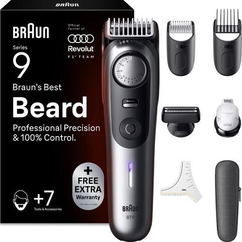 Braun Aparador de Barba  S9 BT9520  Barba - Cromado acetinado