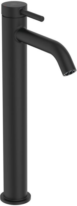 Ideal Standard Nuovo Waschtischarmatur BD960XG Ausldung 135 mm, vertikaler Sockel mit Push-Open Ventil Silk Black