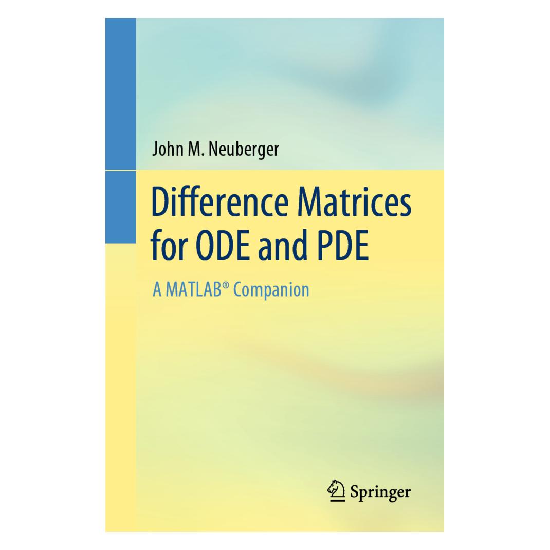 Springer Difference Matrices for ODE and PDE (Englisch, Softcover, John M. Neuberger) (45497984)