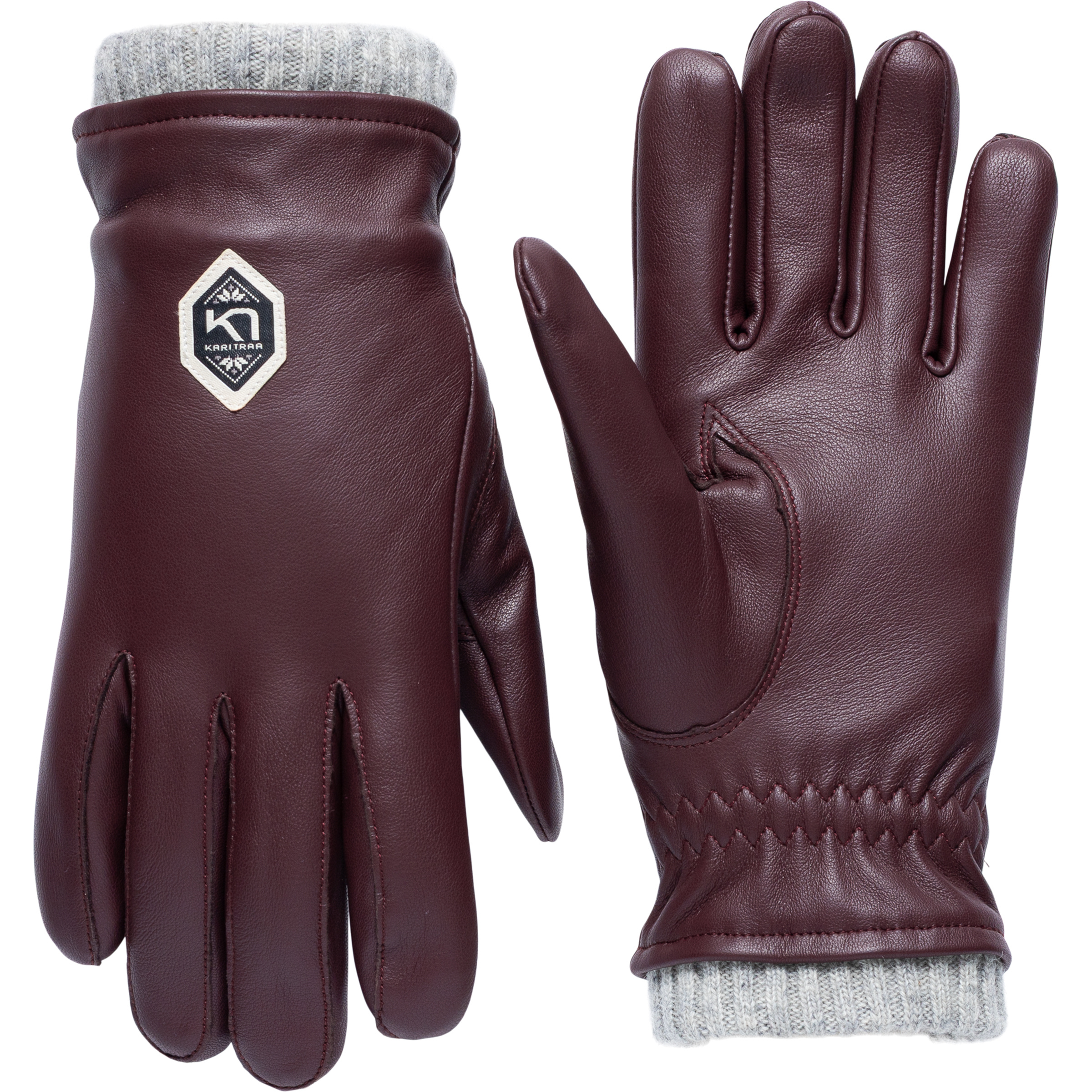 Kari Traa Himle Damen Fingerhandschuhe lila Größe M Lifestyle Isolierend