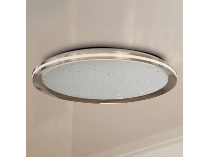 LED-Deckenleuchte 50 x 7 x 50cm Kupfer/Weiß Eisen, gebürstet Polycarbonat LED LED-Platine