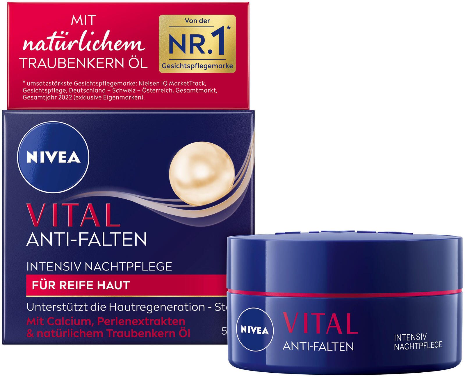 NIVEA Gesichtscreme VITAL ANTI-FALTEN INTENSIV 50,0 ml 86601