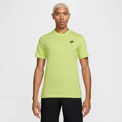 NIKE Sportswear Freizeit T-Shirt Herren 736 - lt lemon twist/black XL