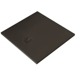 KLUDI-TERRA Duschwanne 80 x 80 H3 cm Abflussabdeckung inklusive Mattschwarz 08DW0939