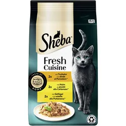 Sheba Fresh Cuisine Truthahn, Huhn & Geflügel 6x300 g
