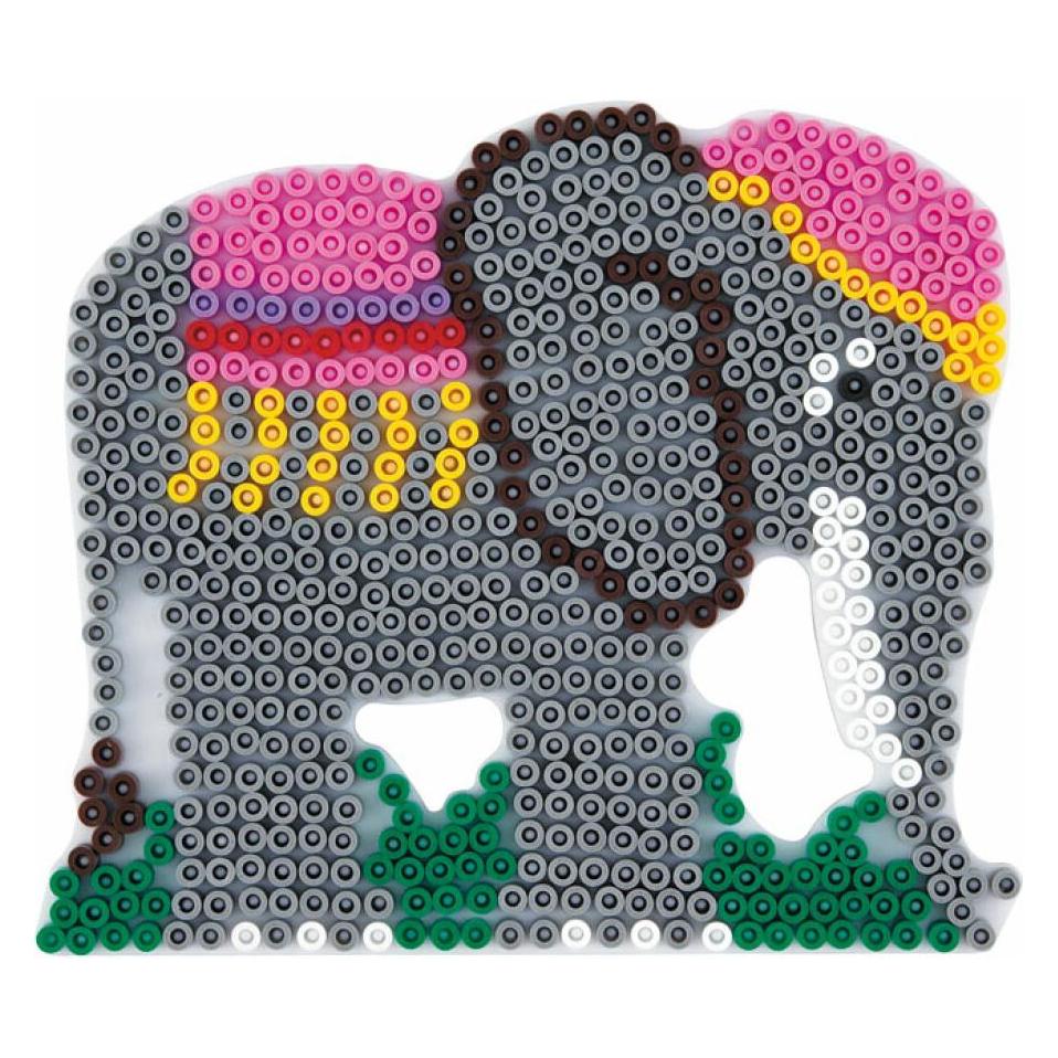 Hama Perlen Hama Bügeln Perlen Zeichen-Elefant (19767528)