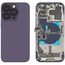iPhone 14 Pro Gehäuse mit Backcover Dunkellila