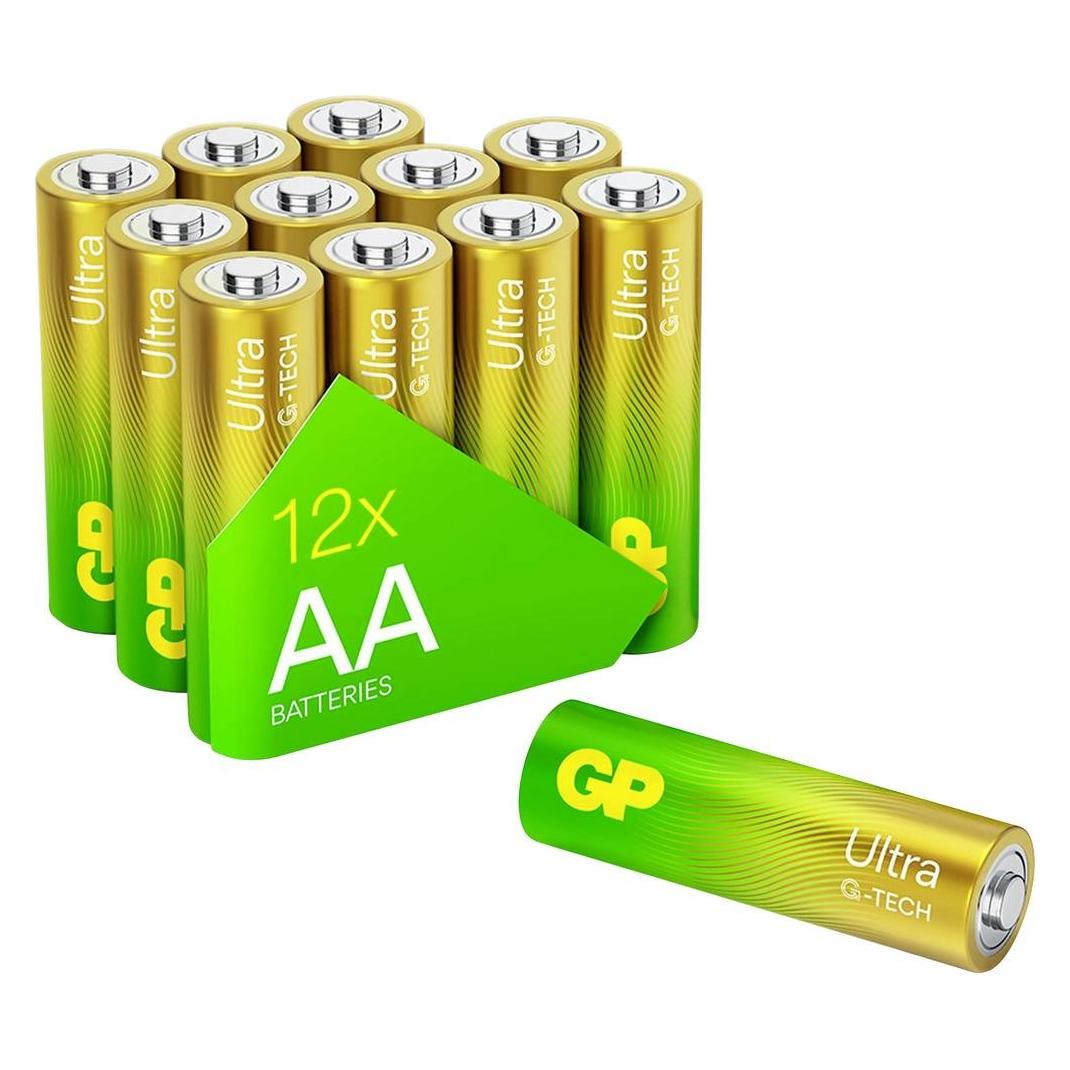 GP Batteries GPPCA15AU733 Mignon (AA)-Batterie Alkali-Mangan 1.5 V 12 St. (12 Stk., AA) (03015AUETA-B12)