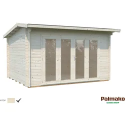 Palmako Gartenhaus Ines 11,1 m2 - 44 mm Transparent tauchimprägniert